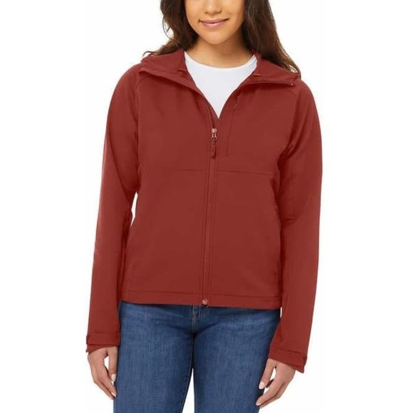 NWT Kirkland Signature Women's Water Wind Resistant Hooded Jacket XL $65 EE131 - Picture 1 of 4